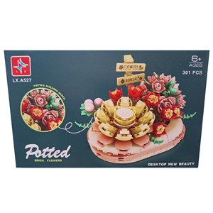 لگو دسته گل ساکولنت 301 قطعه مدل LX A527_اسباب بازی