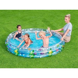 استخر بادی قطر 183 سانتیمتری بست‌ وی طرح آکواریوم مدل Bestway 51005_اسباب بازی