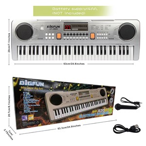 اسباب بازی آموزشی ارگ بیگفان 61 کلید مدل BIGFUN 630_اسباب بازی