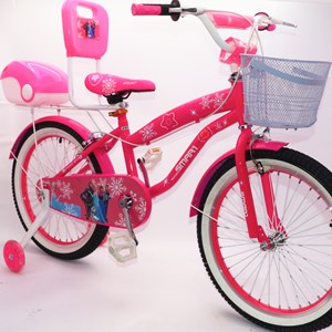 دوچرخه اورجینال کودک سایز 20 رنگ صورتی طرح فروزن مدل اسمارت Smart_اسباب بازی