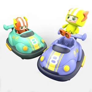 ست 2 عددی ماشین کنترلی مسابقه‌ ای دودزا مدل BUMPER CAR RQ3058_اسباب بازی
