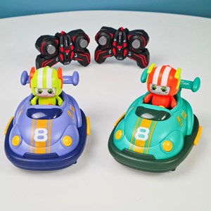 ست 2 عددی ماشین کنترلی مسابقه‌ ای دودزا مدل BUMPER CAR RQ3058_اسباب بازی