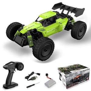 ماشین کنترلی آفرود سرعتی فلزی مقیاس 1:14 رنگ سبز مدل RC Racing Car 326_اسباب بازی