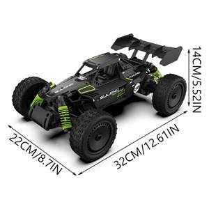 ماشین کنترلی آفرود سرعتی فلزی مقیاس 1:14 رنگ مشکی مدل RC Racing Car 326_اسباب بازی