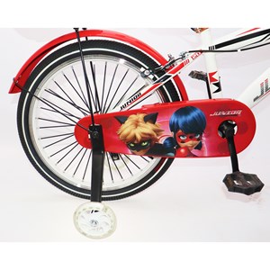 دوچرخه اورجینال کودک سایز 20 طرح دختر کفشدوزکی و گربه سیاه مدل جونیور JUNIOR_اسباب بازی