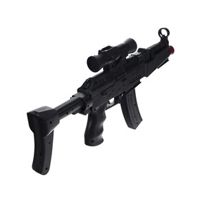 تفنگ اسباب بازی مسلسل تیر ژله ای و تیر اسفنجی مدل ASSAULT SUBMACHINE GUN کد AK45-3_اسباب بازی