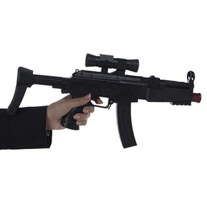 تفنگ اسباب بازی مسلسل تیر ژله ای و تیر اسفنجی مدل ASSAULT SUBMACHINE GUN کد AK45-3_اسباب بازی