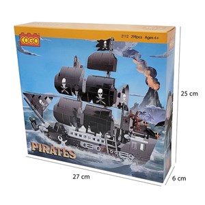 لگو کریتور کشتی دزدان دریایی کوگو 298 قطعه مدل CoGo 2112_اسباب بازی