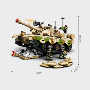 لگو تکنیک تانک تیر پرتاب کن 719 قطعه مدل Sembo 203159_اسباب بازی