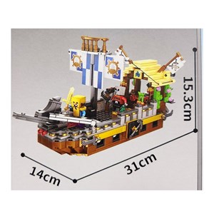 لگو ماینکرافت دزدان دریایی 724 قطعه مدل Minecraft My World MG1100_اسباب بازی