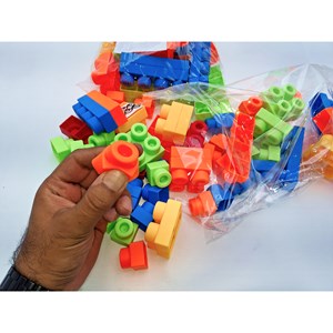 لگو کلاسیک نرم رنگی 48 قطعه کد 317_اسباب بازی