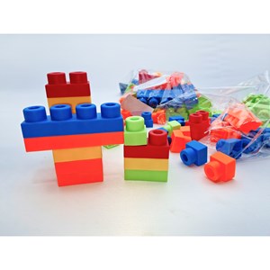 لگو کلاسیک نرم رنگی 48 قطعه کد 317_اسباب بازی