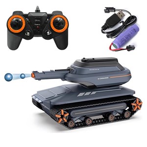 تانک کنترلی شارژی موزیکال با قابلیت پرتاپ تیر ژله ای کد 6615_اسباب بازی