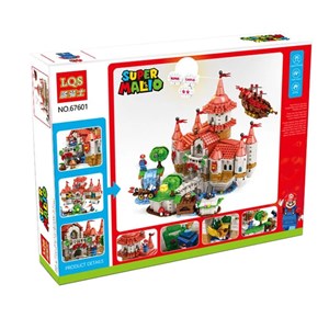 لگو قلعه سوپر ماریو 2614 قطعه مدل LQS 67601 Super Mario_اسباب بازی