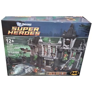 لگو دی سی فرار جوکر از بیمارستان آرکام 1619 قطعه مدل Super Hero 7124_اسباب بازی