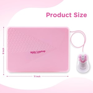 لپ تاپ آموزشی 48 کاره صورتی Kids' educational laptop_اسباب بازی