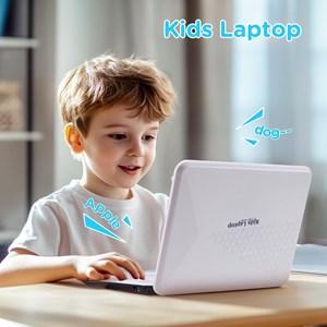 لپ تاپ آموزشی 48 کاره آبی Kids' educational laptop_اسباب بازی