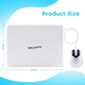 لپ تاپ آموزشی 48 کاره آبی Kids' educational laptop_اسباب بازی