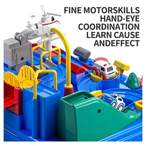 کیت ماشین بازی همراه با هلیکوپتر و 2 عدد ماشین_اسباب بازی