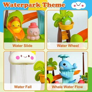 اسباب بازی سینک ظرفشویی و قلاب ماهیگیری 39 قطعه مدل 810 Vegetable Washing Basin_اسباب بازی