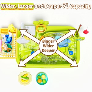 اسباب بازی سینک ظرفشویی و قلاب ماهیگیری 39 قطعه مدل 810 Vegetable Washing Basin_اسباب بازی