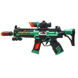 تفنگ اسباب بازی موزیکال چراغدار مدل JQ883A_اسباب بازی