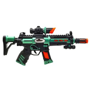 تفنگ اسباب بازی موزیکال چراغدار مدل JQ883A_اسباب بازی