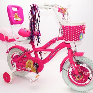 دوچرخه شهری کودک سایز 12 طرح باربی مدل راکی ROCKY 12R210_اسباب بازی