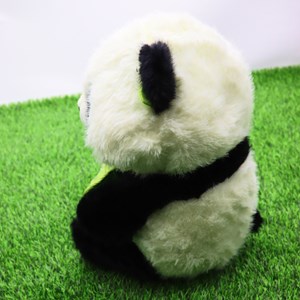 عروسک پولیشی اورجینال پاندا با پیشبند 30 سانتی_اسباب بازی