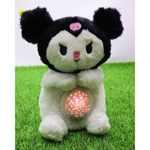 عروسک شب خواب موزیکال و چراغدار کرومی 30 سانتی_اسباب بازی