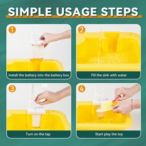 اسباب بازی سینک ظرفشویی و قلاب ماهیگیری 30 قطعه طرح اردک_اسباب بازی