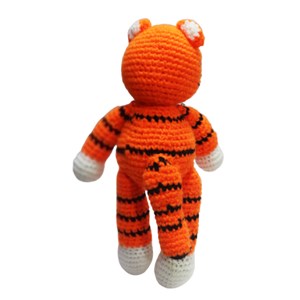 عروسک دست ساز بافتنی مدل ببر کوچولو _اسباب بازی