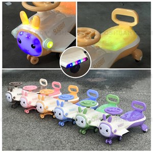 پلاسماکار موزیکال طرح خرگوش قهوه ای