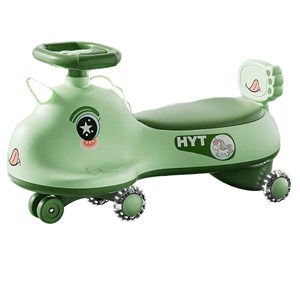 سه چرخه پلاسماکار موزیکال طرح اسب تک شاخ (لوپ کار) سبز_اسباب بازی