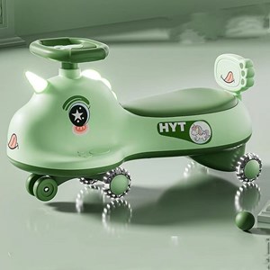 سه چرخه پلاسماکار موزیکال طرح اسب تک شاخ (لوپ کار) سبز_اسباب بازی