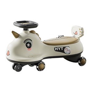 سه چرخه پلاسماکار موزیکال طرح اسب تک شاخ (لوپ کار) قهوه ای_اسباب بازی