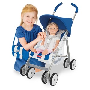 کالسکه عروسک مک‌ لارن به همراه کیف بدنه فلزی مدل Maclaren Junior B-01_اسباب بازی