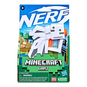 تفنگ اسباب بازی نرف Nerf با تیر اسفنجی مدل ماینکرافت Minecraft رنگ سفید_اسباب بازی