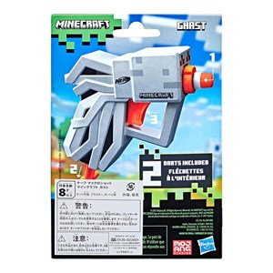 تفنگ اسباب بازی نرف Nerf با تیر اسفنجی مدل ماینکرافت Minecraft رنگ سفید_اسباب بازی