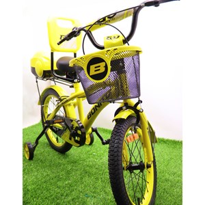 دوچرخه کودک Bonito سایز 16 مدل GO رنگ زرد_اسباب بازی