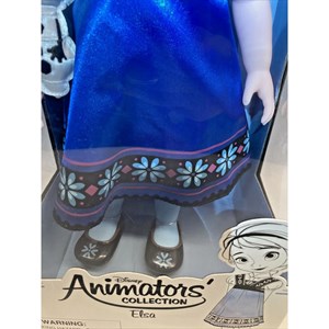 عروسک دیزنی السا 40 سانتی با هدبند مدل Disney Animators' Collection_اسباب بازی
