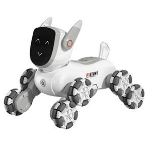 ربات اسباب بازی سگ کنترلی هوشمند با هشت چرخ و چرخش 360 درجه_اسباب بازی