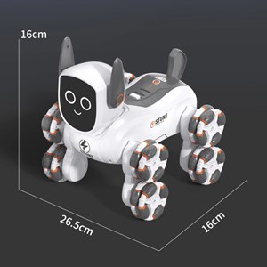 ربات اسباب بازی سگ کنترلی هوشمند با هشت چرخ و چرخش 360 درجه مدل JJRC Q193_اسباب بازی