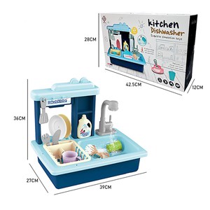 اسباب بازی سینک ظرفشویی 22 قطعه پمپ دار با قابلیت تغییر رنگ ظروف Change color_اسباب بازی