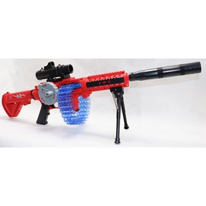 تفنگ اسباب بازی رگباری شارژی تیر اسفنجی همراه با دوربین_اسباب بازی