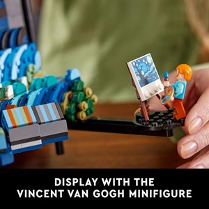 لگو قاب عکس ون گوگ شب پر ستاره (3D دیواری) 2316 قطعه مدل Vincent Van Gogh The Starry Night_Building 9907_اسباب بازی