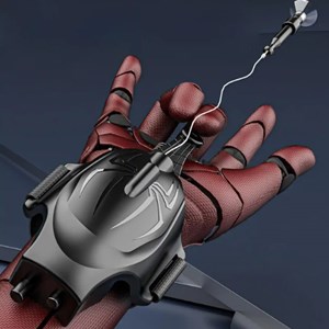 دستکش اسپایدرمن شارژی تار پرتاب کن همراه با لیزر (مرد عنکبوتی)_اسباب بازی