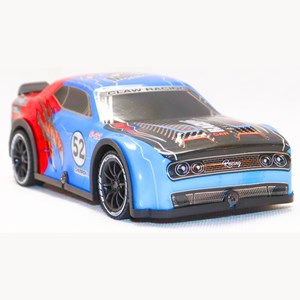 ماشین کنترلی مسابقه‌ ای دودزا مقیاس 1:22 رنگ آبی مدل Sport Cars 3714_اسباب بازی