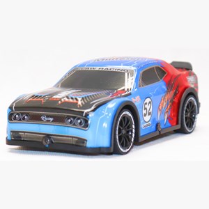 ماشین کنترلی مسابقه‌ ای دودزا مقیاس 1:22 رنگ آبی مدل Sport Cars 3714_اسباب بازی