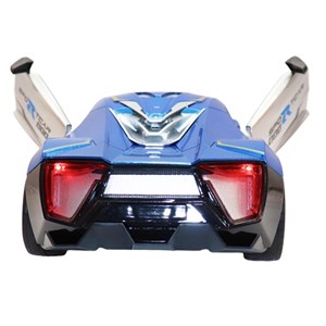 ماشین کنترلی شارژی اسپرت مقیاس 1:10 چراغدار رنگ آبی کد 0855_اسباب بازی